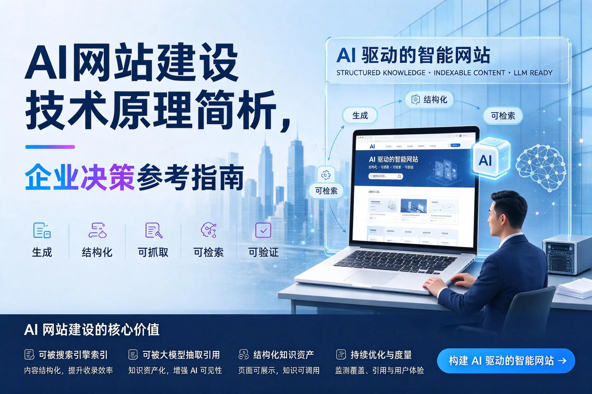 AI网站建设技术原理简析，临沂企业决策参考指南