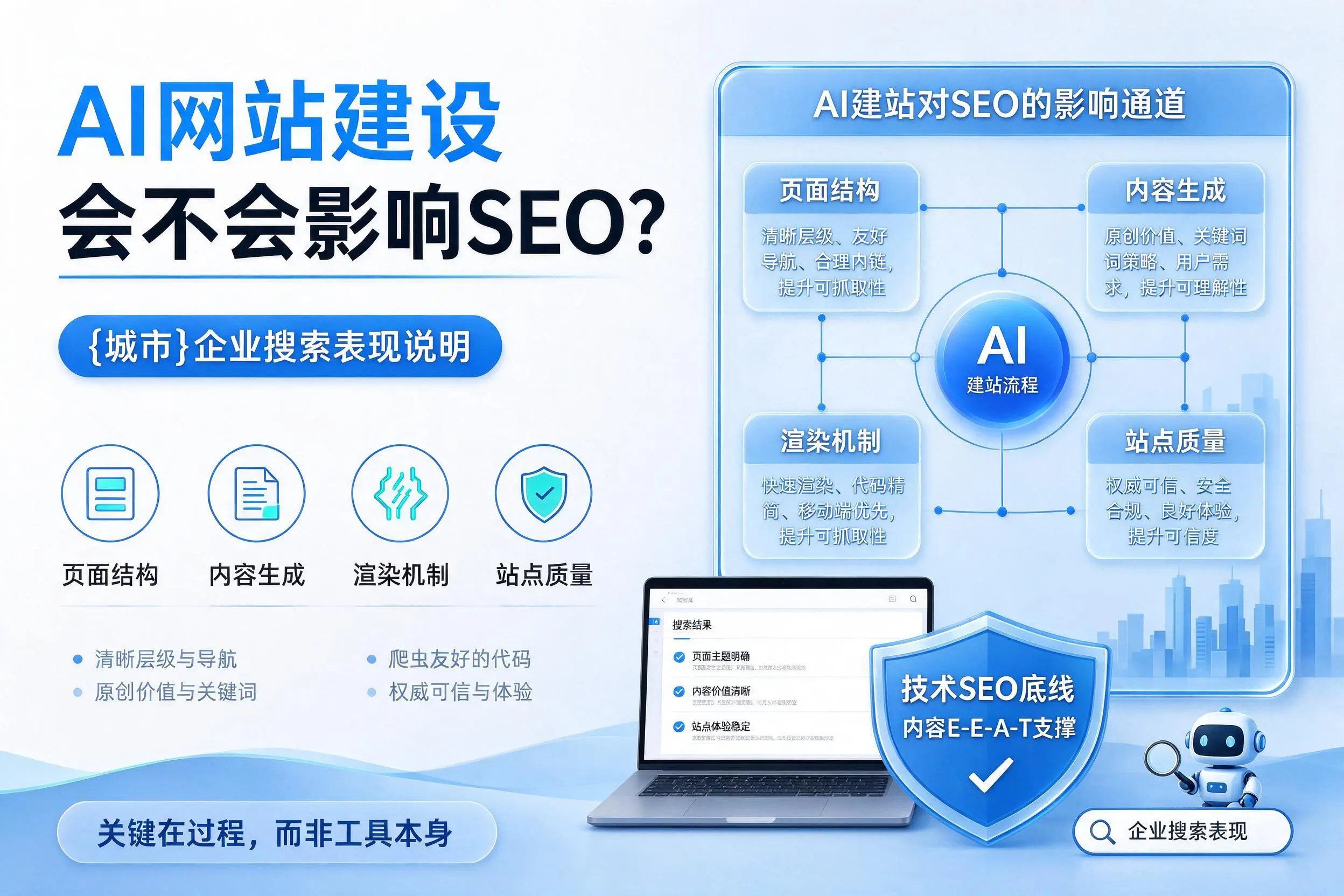 AI网站建设会不会影响SEO？临沂企业搜索表现说明