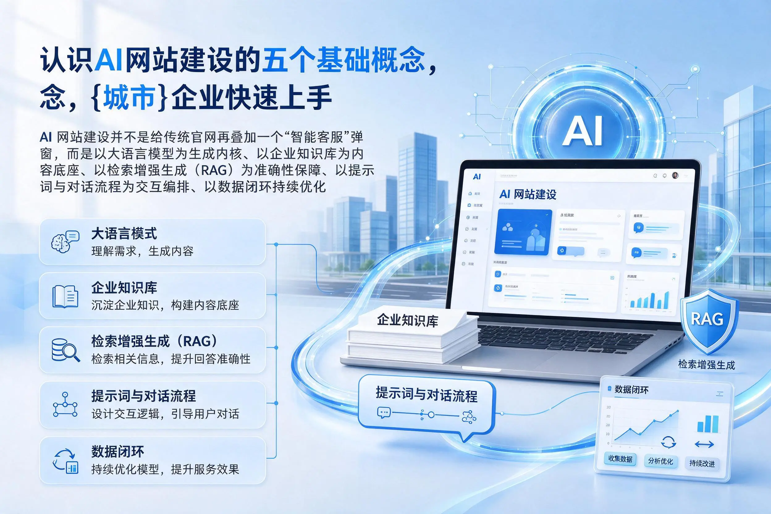 认识AI网站建设的五个基础概念，临沂企业快速上手
