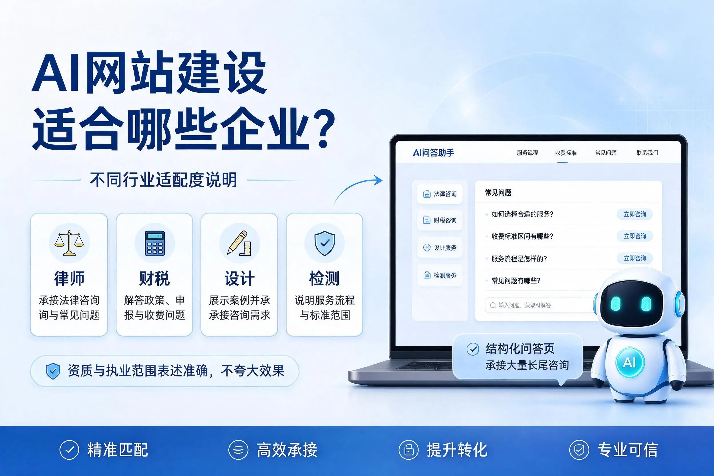 AI网站建设适合哪些企业？临沂不同行业适配度说明