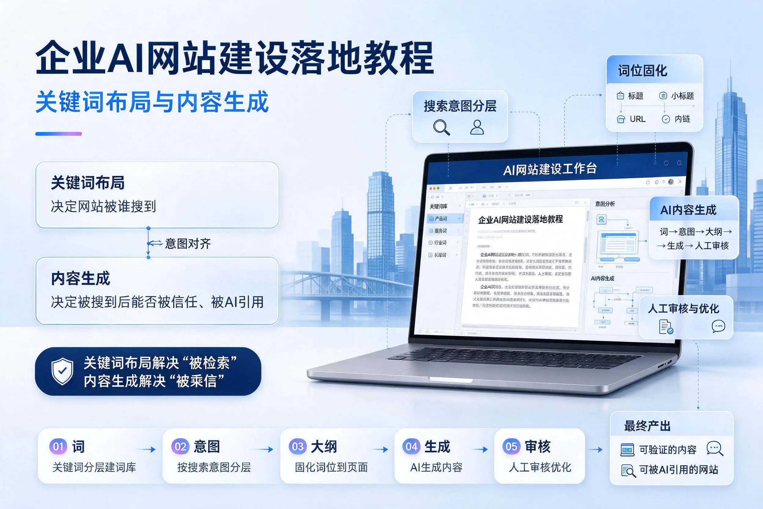 临沂企业AI网站建设落地教程：关键词布局与内容生成