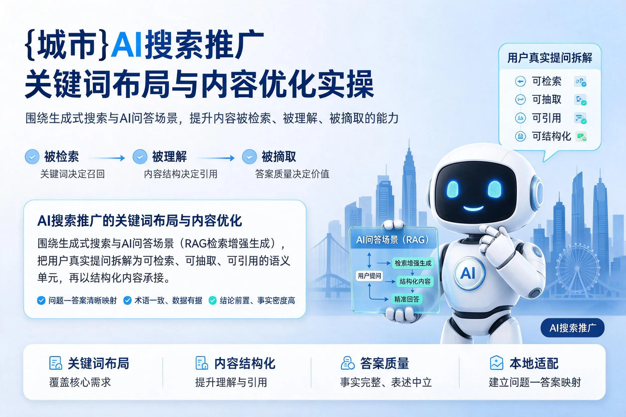 临沂AI搜索推广关键词布局与内容优化实操